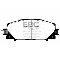 DP21817 EBC Brakes Комплект гальмівних колодок дисковий гальм