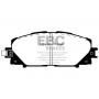 DP21817 EBC Brakes Комплект гальмівних колодок дисковий гальм