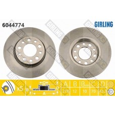 6044774 GIRLING Гальмівний диск