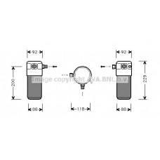 DWD021 AVA QUALITY COOLING Осушувач кондиціонера