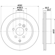 8DD 355 118-921 HELLA Гальмівний диск