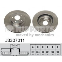 J3307011 NIPPARTS Гальмівний диск