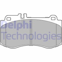LP2304 DELPHI Комплект гальмівних колодок дисковий гальм
