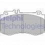 LP2304 DELPHI Комплект гальмівних колодок дисковий гальм