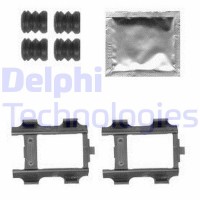 LX0575 DELPHI Комплектуючі колодки дискового гальма