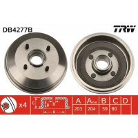 DB4277B TRW Гальмівний барабан