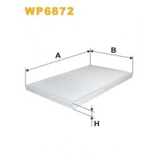 WP6872 WIX FILTERS Фільтр повітря у внутрішньому просторі