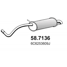 58.7136 ASSO Глушник вихлопних газів кінцевий