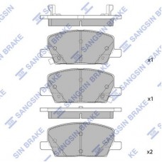 SP4285 Hi-Q Комплект гальмівних колодок дисковий гальм