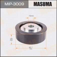 MIP-3009 MASUMA Паразитный / ведущий ролик, Поліклиновий ремінь