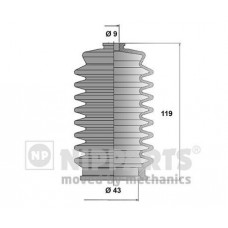 J2842005 NIPPARTS Комплект пильника рульове управління