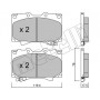 22-0452-0 METELLI Комплект гальмівних колодок дисковий гальм