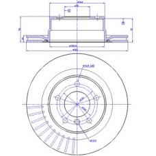 142.1390 CAR Гальмівний диск