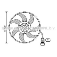OL7671 AVA QUALITY COOLING Вентилятор охолодження двигуна