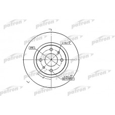 PBD1747 PATRON Гальмівний диск