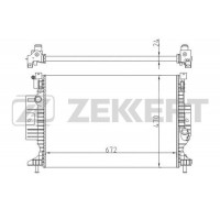 MK-1594 ZEKKERT Радіатор охолодження двигуна