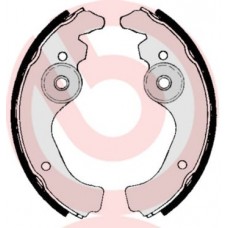 S 23 502 BREMBO Комплект гальмівних колодок