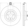 8DD 355 128-311 HELLA PAGID Гальмівний диск