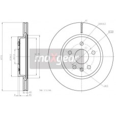 19-2368 MAXGEAR Гальмівний диск