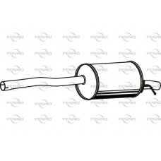 P1936 FENNO Глушник вихлопних газів кінцевий