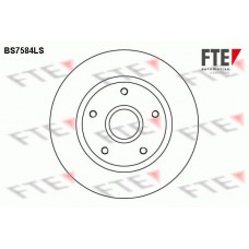 BS7584LS FTE Гальмівний диск