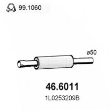 46.6011 ASSO Середній глушник вихлопних газів