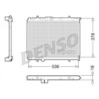 DRM21034 DENSO Радіатор охолодження двигуна