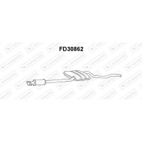 FD30862 VENEPORTE Середній глушник вихлопних газів