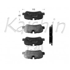 FK10169 KAISHIN Комплект гальмівних колодок дисковий гальм