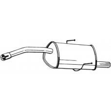 100-327 BOSAL Глушник вихлопних газів кінцевий