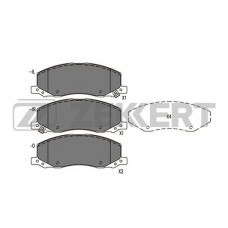 BS-1290 ZEKKERT Комплект гальмівних колодок дисковий гальм