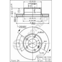 BS 8068 BRECO Гальмівний диск