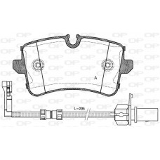 BPA1343.20 OPEN PARTS Комплект гальмівних колодок дисковий гальм