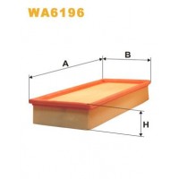 WA6196 WIX FILTERS Повітряний фільтр