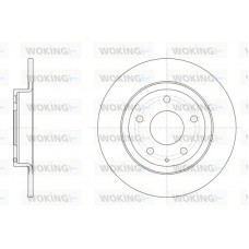 D61519.00 WOKING Гальмівний диск