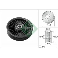 WG1252734 WILMINK GROUP Паразитный / ведущий ролик, Поліклиновий ремінь