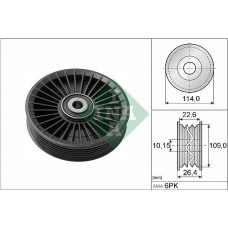 WG1252734 WILMINK GROUP Паразитный / ведущий ролик, Поліклиновий ремінь