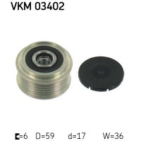 VKM 03402 SKF Механізм вільного ходу генератора