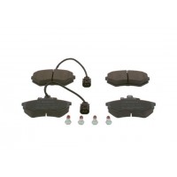 0986460948 BOSCH BOSCH, Гальмівні колодки перед. (WVA 20168) (19.6мм) VW Golf III, Vento 1,4-2,8 (с датчиком) [-]