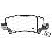 BPA0874.02 OPEN PARTS КомплеК т гальмівних колодок, дискове гальмо