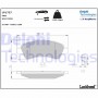 LP1727 DELPHI Комплект гальмівних колодок дисковий гальм