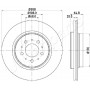 DP-0326 JAPANPARTS Гальмівний диск