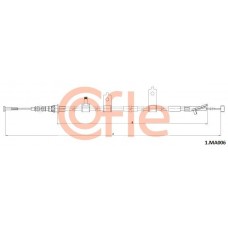 1.MA006 COFLE Тросик, cтояночный тормоз