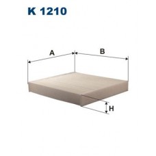 K 1210 FILTRON Фільтр повітря у внутрішньому просторі