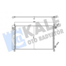 357890 KALE OTO RADYATÖR Конденсатор кондиціонера