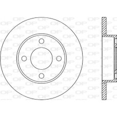 BDR1019.10 OPEN PARTS Гальмівний диск