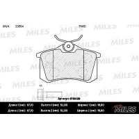 E110029 MILES Комплект гальмівних колодок дисковий гальм