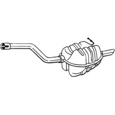 220-003 BOSAL Глушник вихлопних газів кінцевий