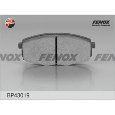 BP43019 FENOX Комплект гальмівних колодок дисковий гальм