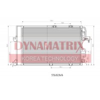 DR94650 DYNAMATRIX Конденсатор кондиціонера